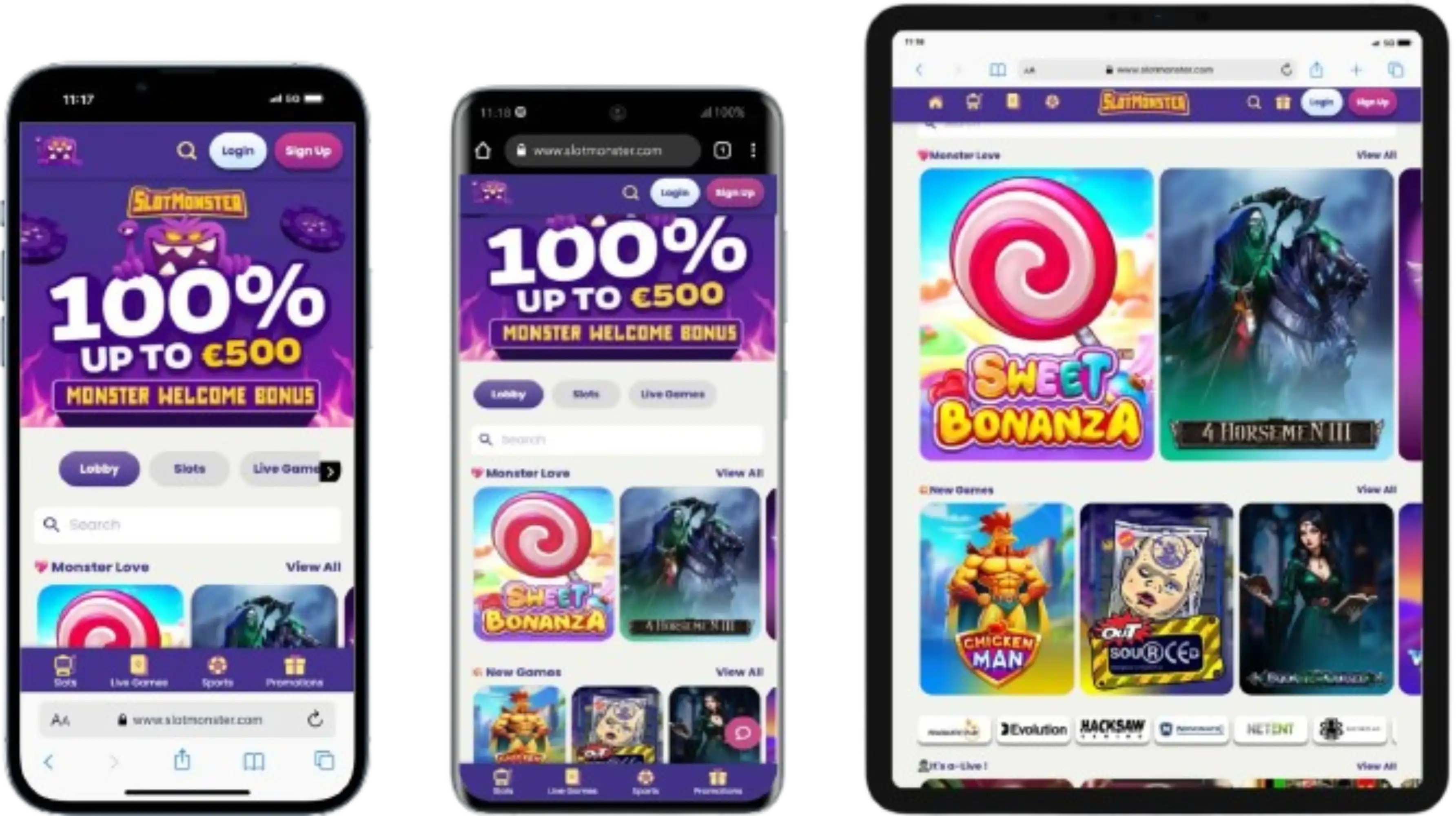 SlotMonster Casino App Screenshot